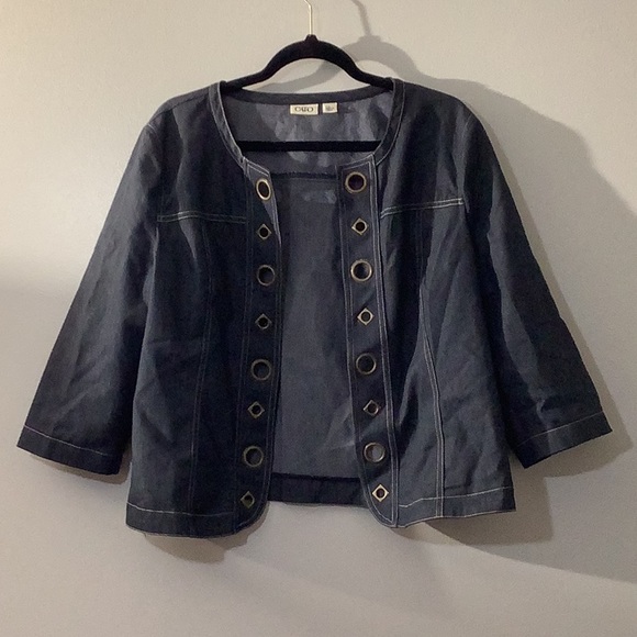 Cato Women Denim Blazer - Picture 2 of 7
